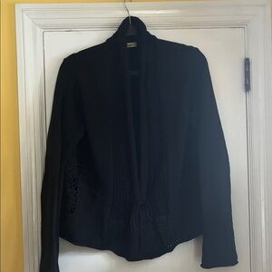 Stamp 10 black cardigan